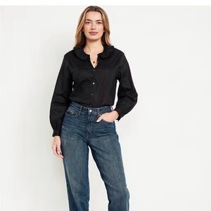 Old Navy Curvy High-Waisted OG Loose Jeans Size 8